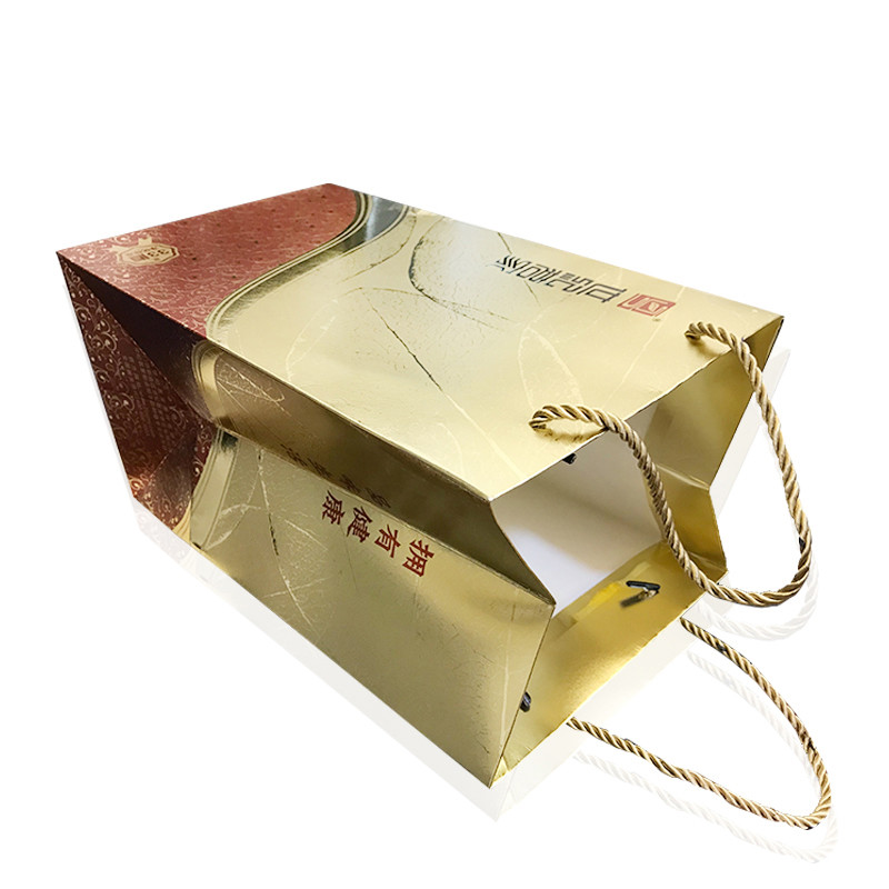 Plain 38×27×10cm Gift Bags With Handles CDR PDF Format