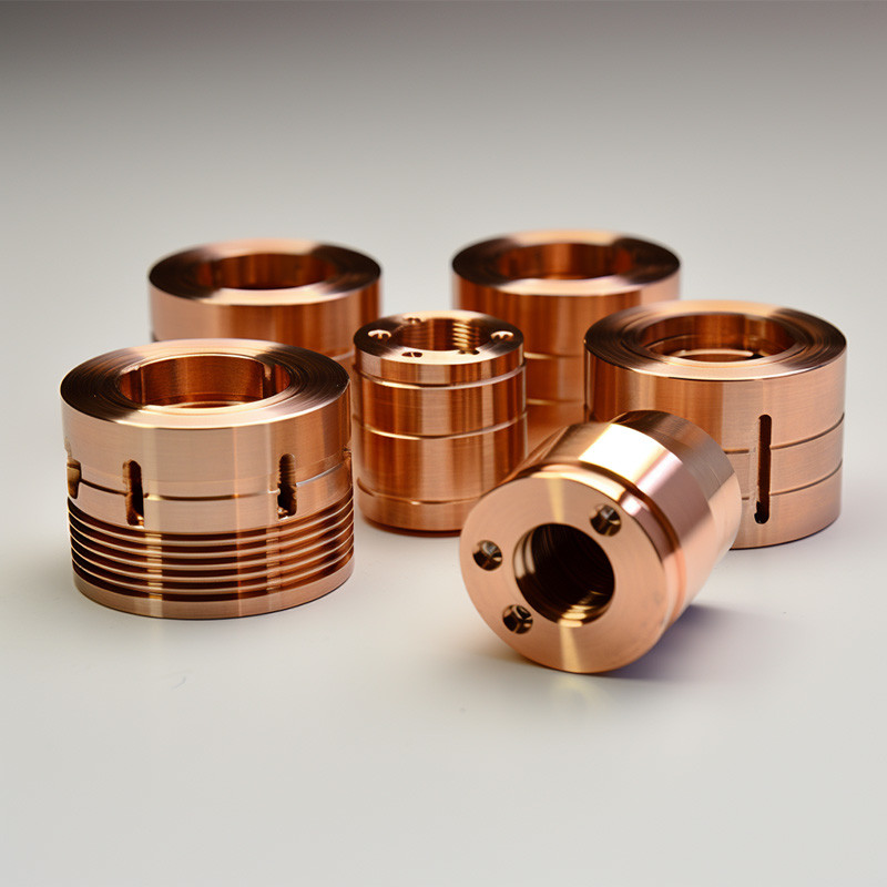 Small CNC Metal Parts Fabrication Turning CNC Lathe Machining Service CNC Copper Parts