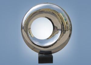 China Outdoor Indoor Mirror Stainless Steel Sculpture Doughnut Shape WS-ST048 wholesale