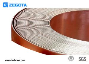 China High Elongation Hot Rolled 2- Layer Copper Clad Sheet For Military Project wholesale