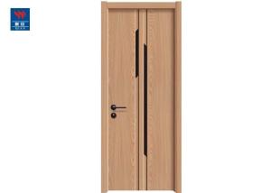 China Eco Friendly Wood Polish Streak Wooden Door Elegant Wpc Wood Door For Bathroom wholesale
