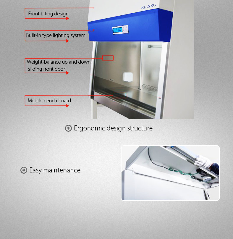Modern Laboratory Biological Safety Cabinet Class Il Laminar Flow Cabinets