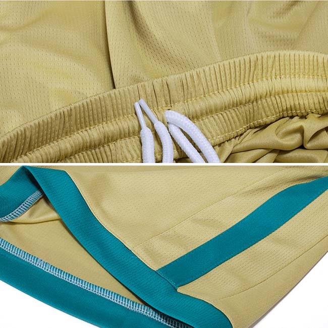 Yellow Blue Loose Football Training Tracksuits Sweat Absorbing Youth Sports Jersey