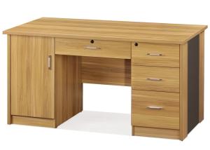 China Melamine Laminated Office Computer Desk 1400*700*750mm Easy For Delivery wholesale