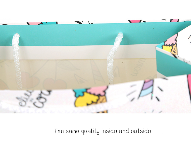 Ultraportable Kraft Paper Christmas Bags