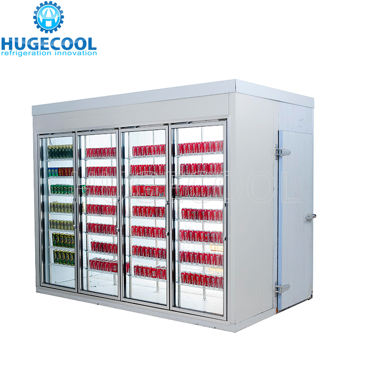 Glass Door Display Cold Room