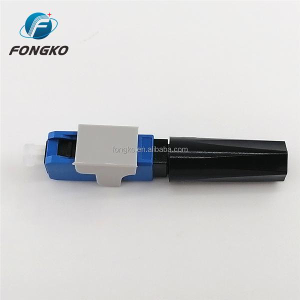 Simplex Fast Fiber Optic Cable Sc Connector UPC Ftth Cable Connector