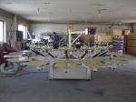 Semi automatic textile screen printing machine