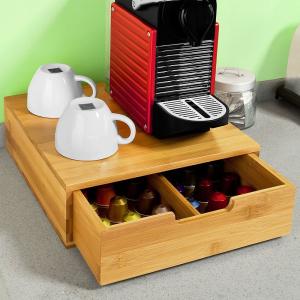 China Bamboo Coffee Pod Storage Drawer wholesale