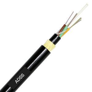 China Outdoor ADSS Fiber Optic Cable 1 Core - 288 Core Fiber Optic Cable Single Mode wholesale