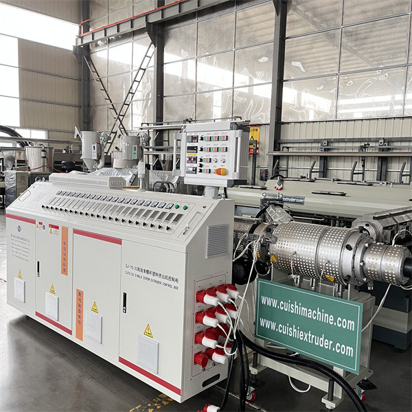 20-110mm PPH PE PPR Pipe Making Machine , Water Tube Extruder Machine