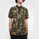 Cotton Casual Mens Polo Style Shirts , Camouflage Golf Shirt For Male