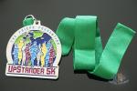 Matt Silver Plating Custom Sports Medals / Upstander 5K Medal
