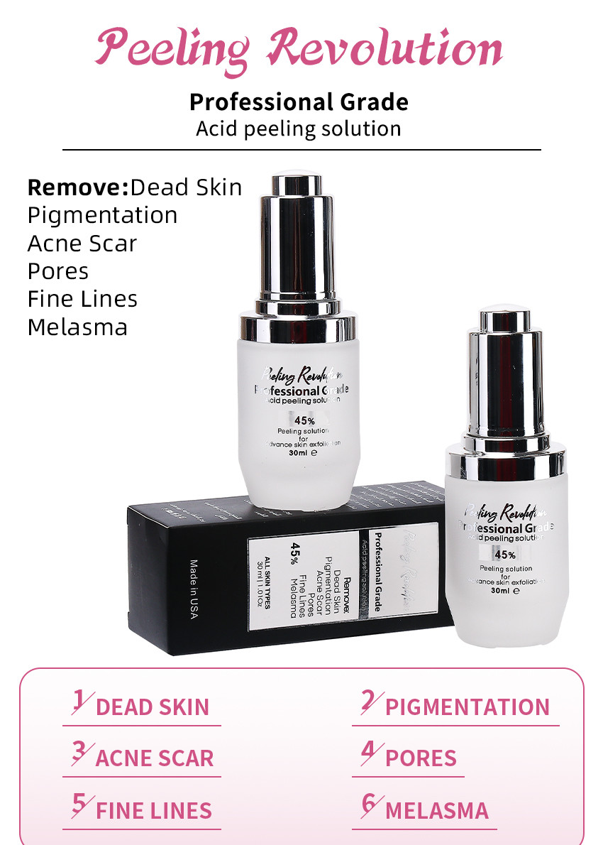 Exfoliating Serum Skin Peeling Solution Acne Remover Skin Care Skin Peeling 30ml