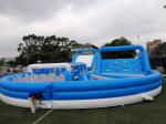 Outdoor commercial adult gaint inflatable obstacle course kids bouncer castle