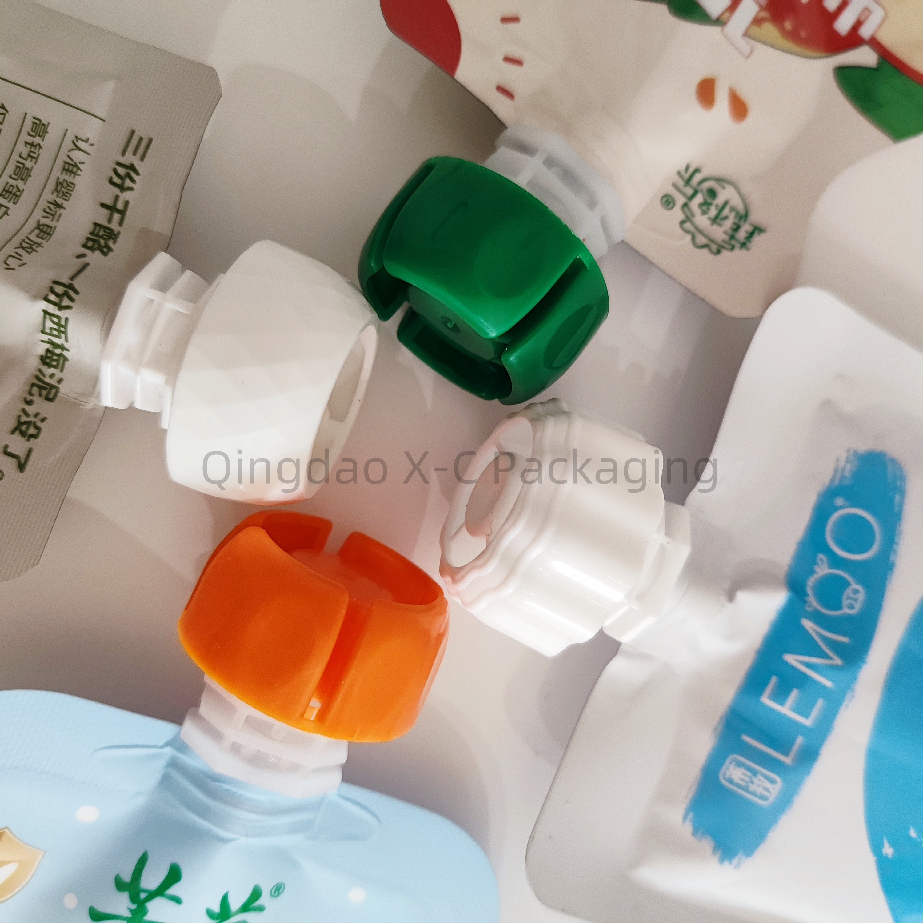 Customized Food Stand Up Pouch With Spout Packaging And Aluminum Material