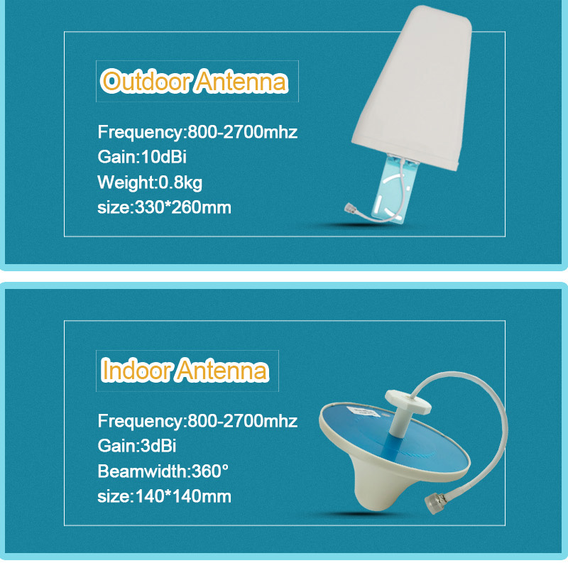 850 1800 2100Mhz Output Power 27dBm Multi Band Repeate