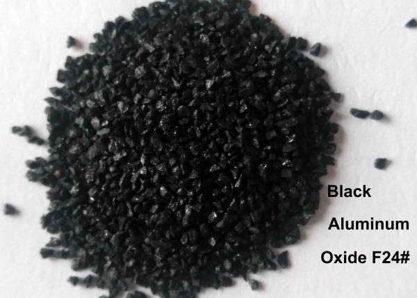 Quality Trigonal Crystral Black Aluminum Oxide Abrasive For Polishing Stainless Steel Tableware for sale