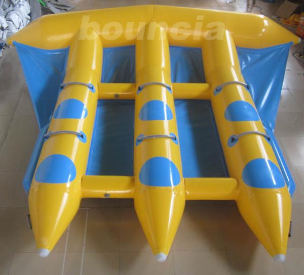 0.9mm Durable PVC Tarpaulin Inflatable Flying Fish Boat For Sale