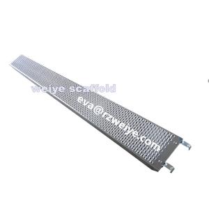 China Haki aluminum scaffold baord plank 3050*295mm with lock wholesale