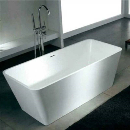 Indoor Seamless Rectangular Freestanding Bathtub Scratches / Stains Resistant