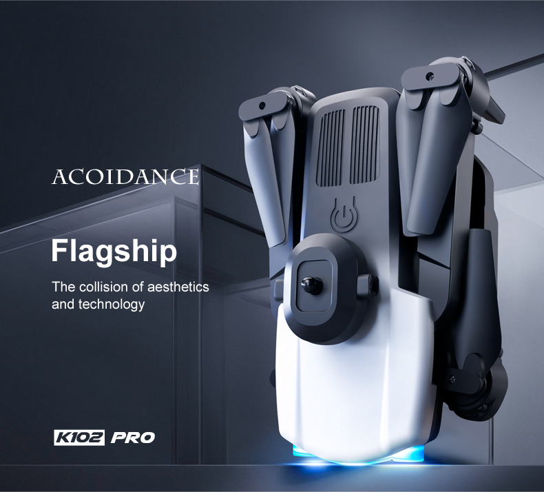 Beginner Operator Skill Level K102 PRO Drones Camera for Adults 4k Live Video RC Quadcopter Helicopter