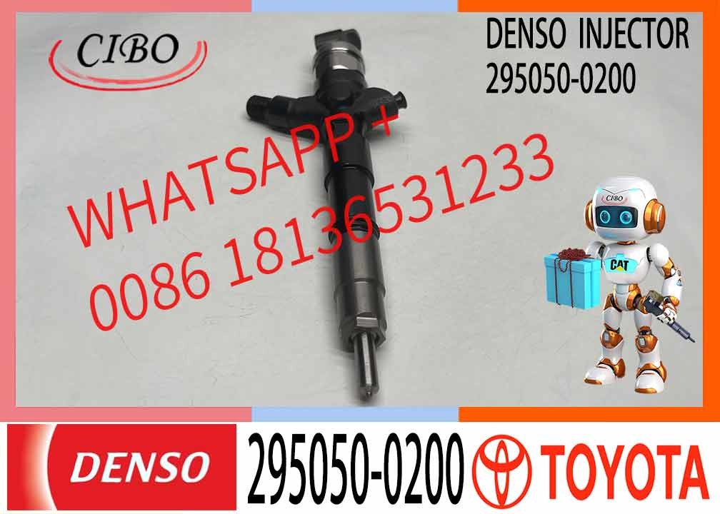 295050-0200 2kd Injector China New Fuel Injector Assembly 295050-0460 For 23670-30400 1KD-FTV 2KD-FTV Diesel Engine