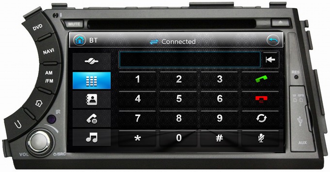 Ouchuangbo Head Unit DVD Player for Ssangyong Actyon Sports 2005-2013 GPS Navi USB iPod SWC OCB-7066A