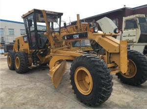 China 123KW Slightly Used Motor Graders CAT 12H 8700mm*2400mm*3000mm wholesale