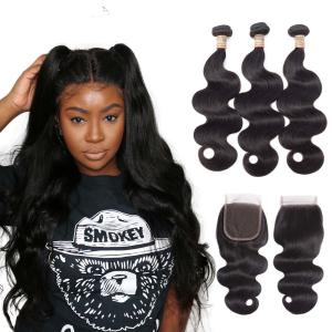 China Natural Color Unprocessde Virgin Brazilian Hair Extensions For Black Women wholesale