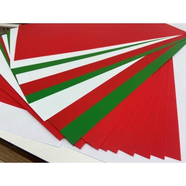 Silk Screen Printing Multi Colored PVC Sheet For Bank Cards Lamination Production