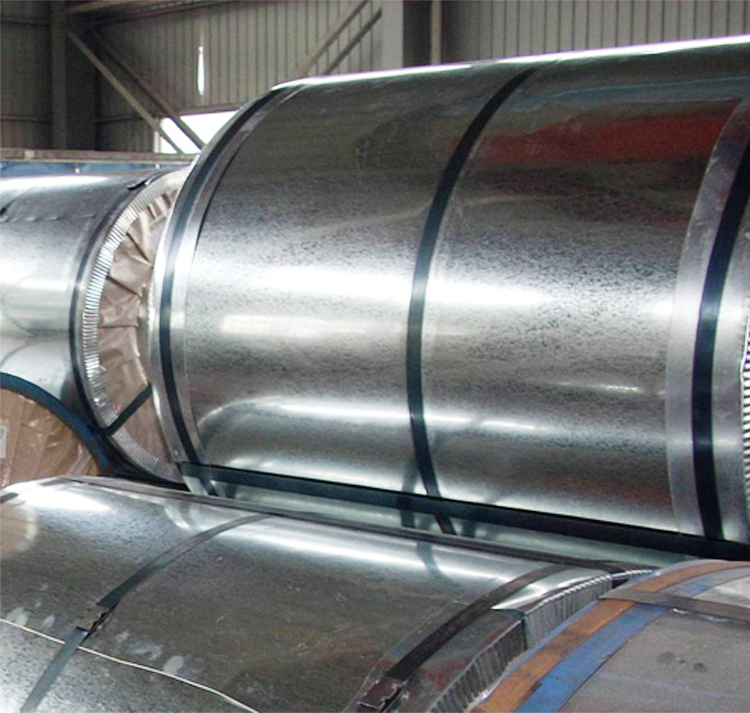 Dx51 Zinc Coating Coils Customized Hot Dipped Galvanised Coils Silver
