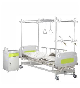 China Aluminum Alloy 200KG 4 Cranks Traction Hosptial Bed wholesale