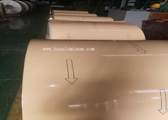 50mm Width Color Coated Aluminium Coil , ISO9001 3003 Aluminum Coil