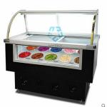 Counter 10 Pans Commercial Ice Freezers R134A Static Cooling