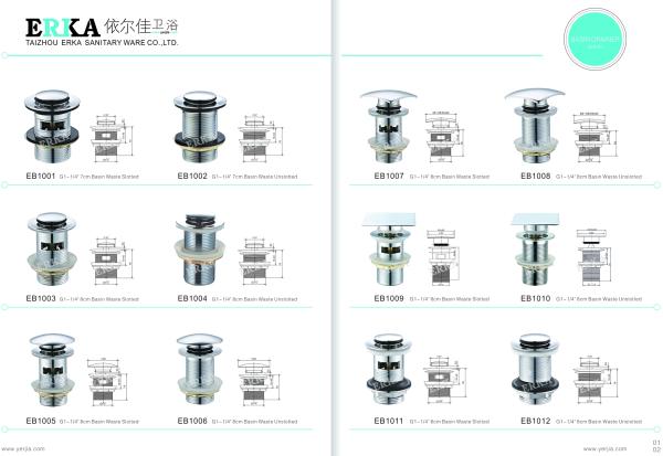 Bathroom accessories,brass basin drain, waste