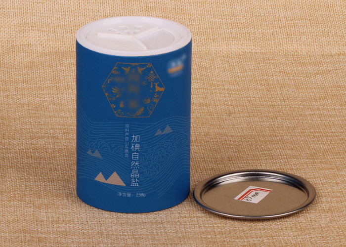Twist Lid Resealable Paper Tube Packaging for Flavours