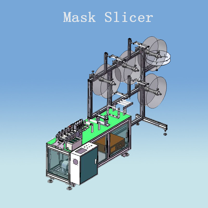 Easy Operation Face Mask Making Machine 300cm×80cm×200cm High Efficiency