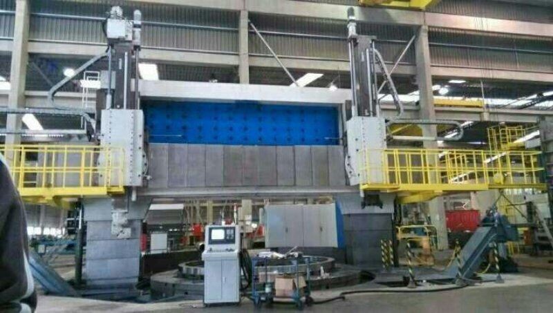 Turning Disc Plate Single Column CNC Lathe Machine
