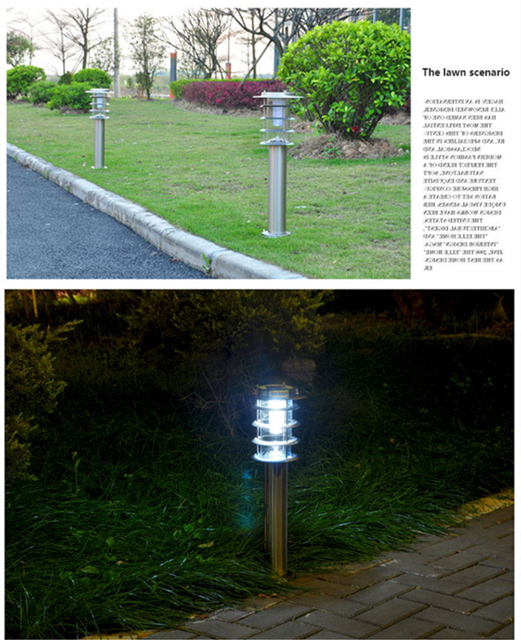 Aluminium Outdoor LED Garden Lights With Intelligent Light Control Easy Install