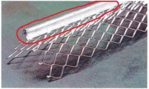 China Hot Dipped Galvanized Corner Bead , 2.7 Meter 30mm Wings Plaster Angle Bead wholesale