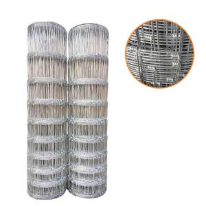 China Galvanized Fixed Knot Field Fence Metal Iron White Garden Fence Aluminum Fence Low Carbon Steel Wire Main Iron Gate Designs wholesale