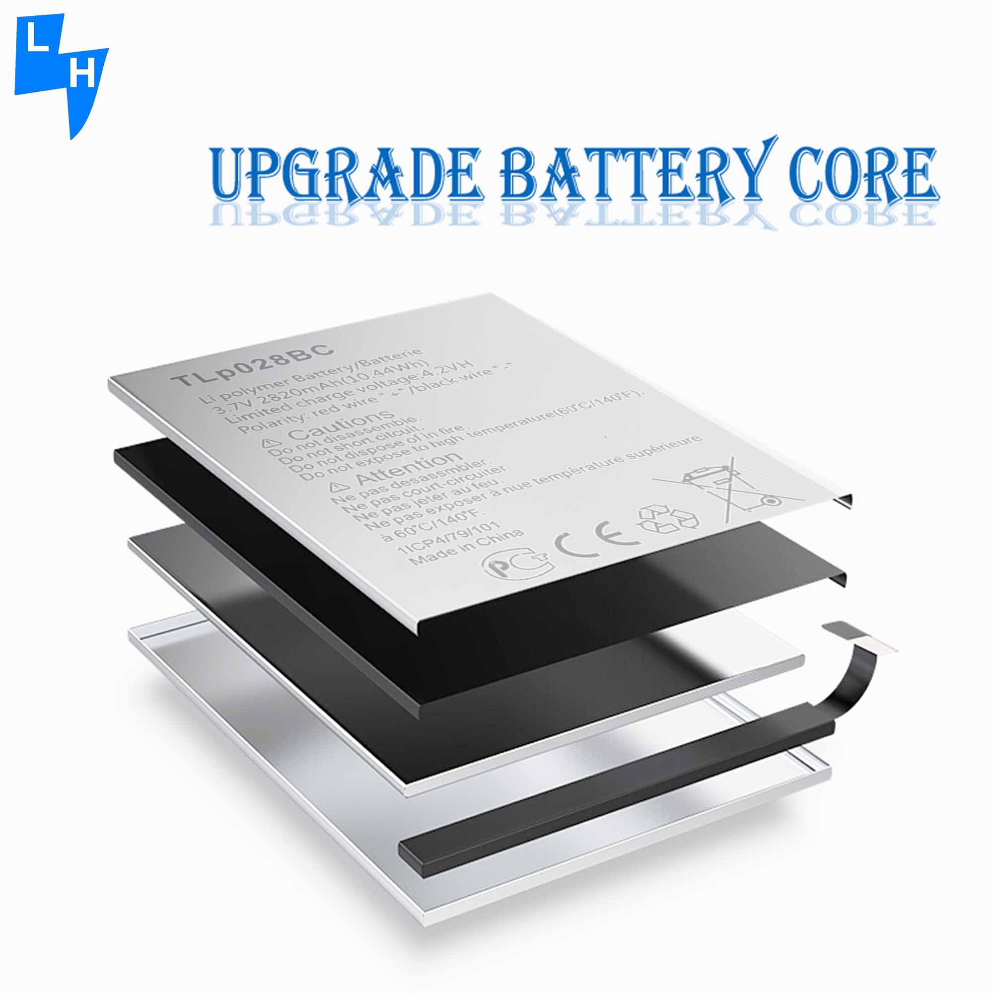 TLP028BC Battery for Alcatel Pixi3 7.0 028B2 9002 OT9002 OT8055 OT8057 2820mAh 3.7V