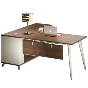China Schattdecor Melamine Executive Office Table Australian Oak DB03 Ash Gray wholesale
