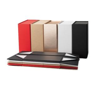 China Collapsible Folding Bulk Cardboard Gift Boxes Glossy Lamination CMYK Printing wholesale