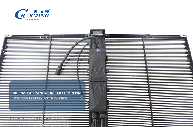 230W Outdoor Transparent LED Video Wall Screen IP65 Waterproof
