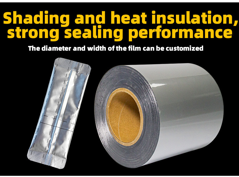 Custom Logo Automatic Packaging Roll Film Mylar Aluminum Foil Film
