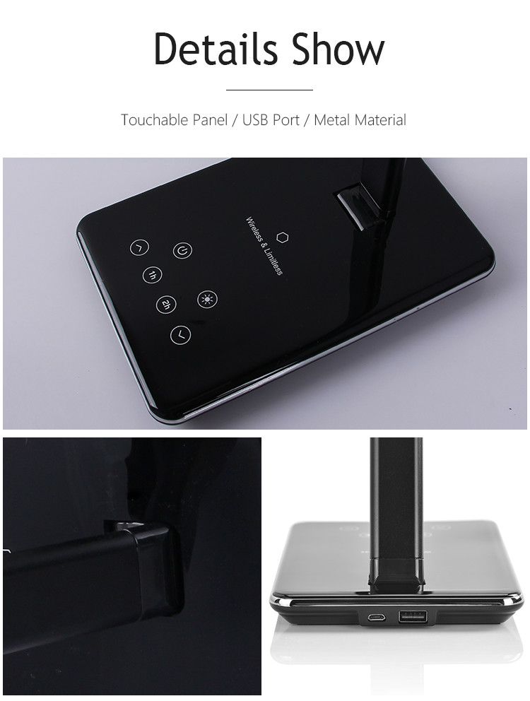 Foldable 5 Brightness 5W QI Wireless Charging Pad