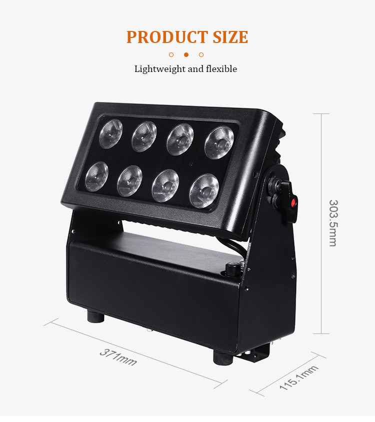 Event 566lm 100V Battery Powered LED Stage Lights Rechargeable Uplighter