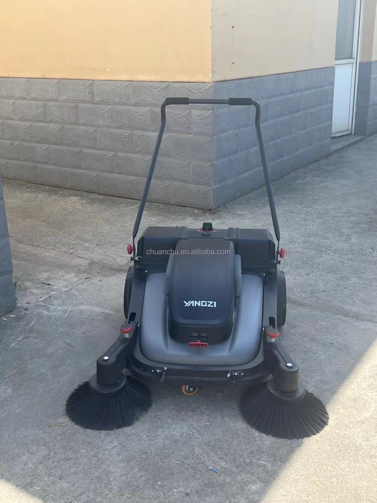 Pure Electric Energy Type Hand Push Multi-Function Power Tiller Cleaning Machine Home Floor Scrubber Sweeper